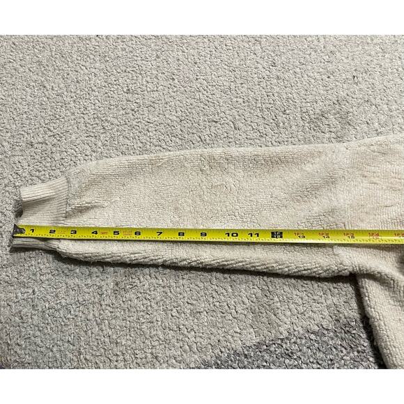 Moon River Oversized Button Up Sweater Womens Size Xs Cardigan Chunky Oatmeal - Picture 4 of 11